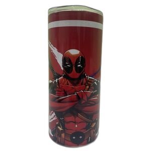 Marvel Deadpool Tumbler Insulated Travel Mug Red New Superhero Graphic 20oz